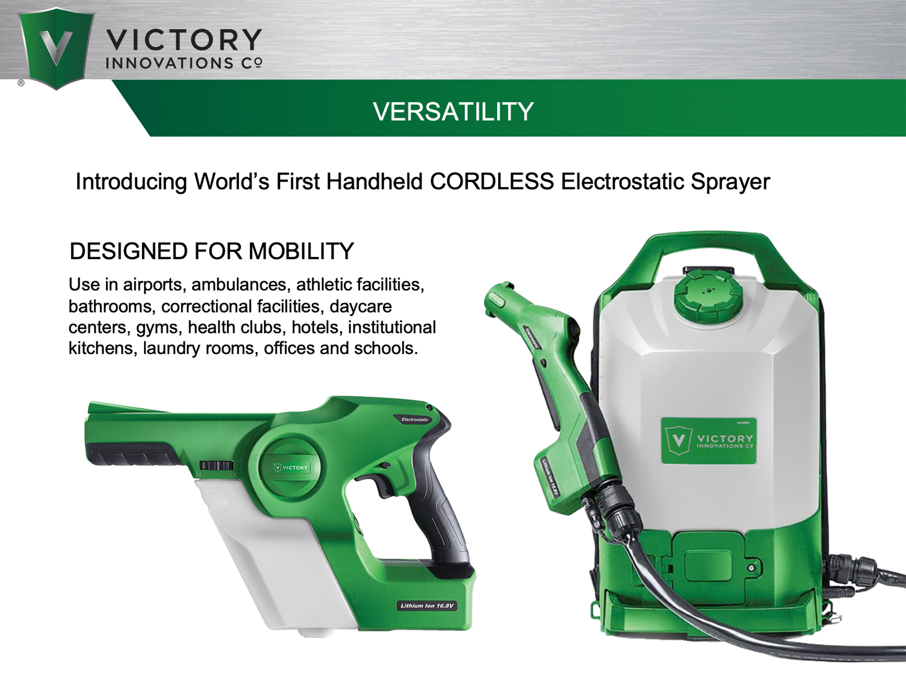 Victory sprayer deals
